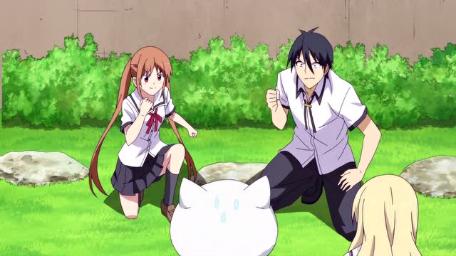 笨女孩:佳子把狗当成车子来骑,谁料小明一拳打过来