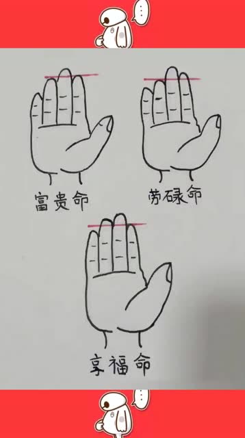 手掌对照一下,你是富贵命,还是劳碌命?