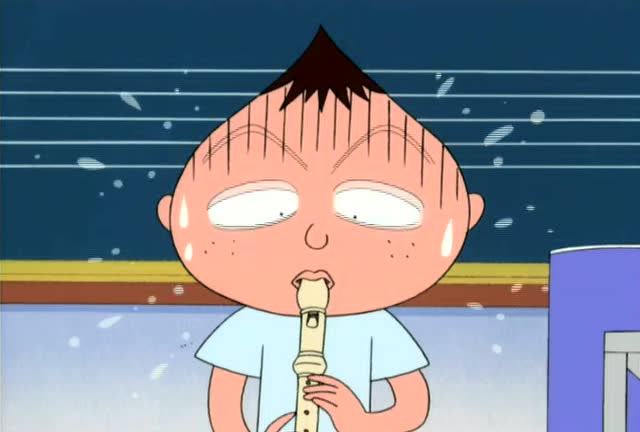 樱桃小丸子:永泽同学的演奏,还是没逃过滨崎同学的噩梦!