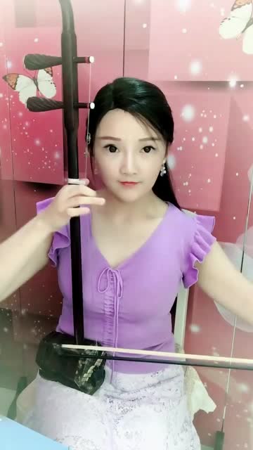 美女二胡演奏梦驼铃人美才艺棒