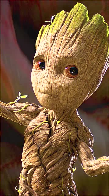 小树人格鲁特来啦,萌