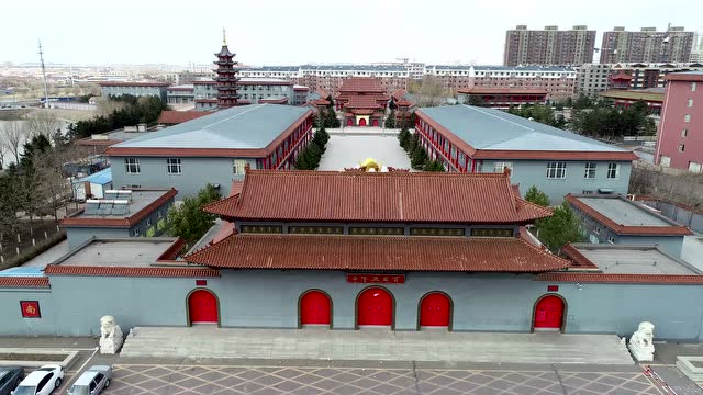 2020 4 7 长春百囯兴隆寺航拍剪影