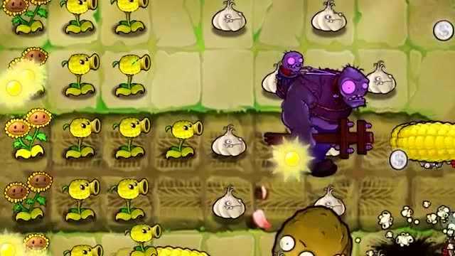 植物大战僵尸:种植玉米射手僵尸会有多惨?"毁灭性"的一刻!
