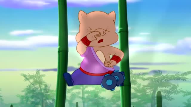 虹猫蓝兔七侠传:猪老四,你竟敢伤害护法?