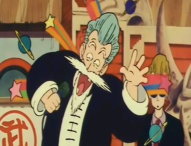 龟仙人和悟空一起跳舞,悟空表情真的太萌了