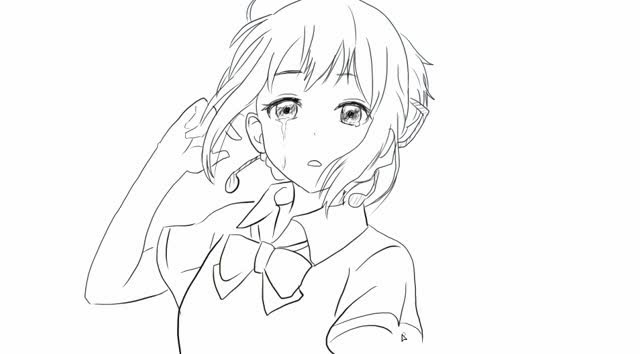 [小林简笔画]绘画新海诚动画电影《你的名字》