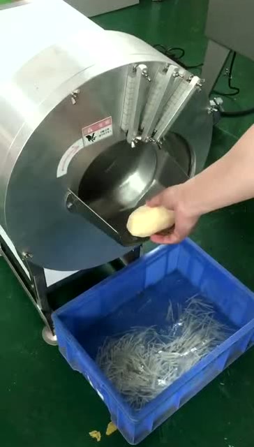 纯电动切土豆丝机,这效率是挺快,但是没有了人切的有灵魂!