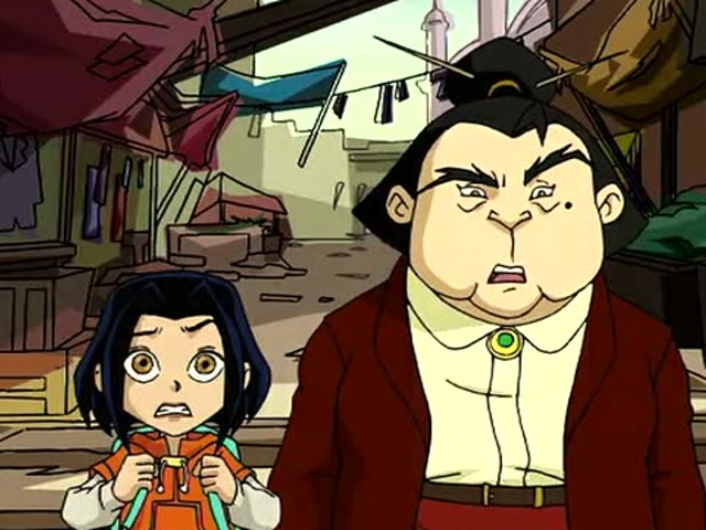 成龙历险记:小玉很紧张的咬着牙,特鲁的妈妈说第二阶段时间很短