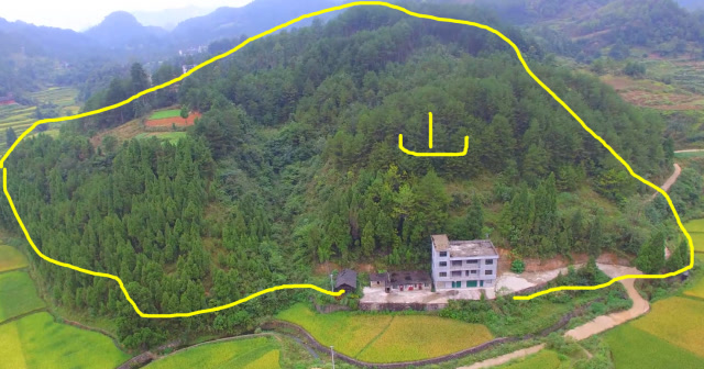 背靠大山,藏风聚气,这样的风水宝地太少见了