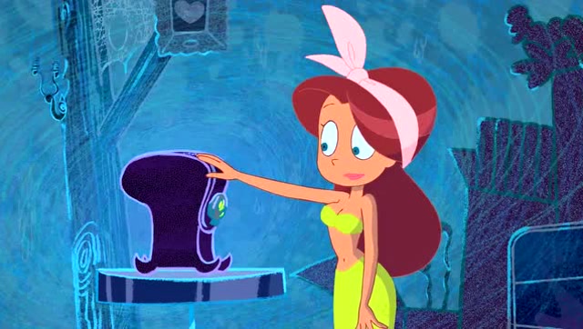 鲨鱼哥和美人鱼到地下室打扫卫生,美人鱼发现了一个神秘宝箱