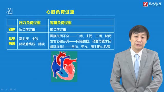 【银成医考】2019内科学-心脏负荷过重