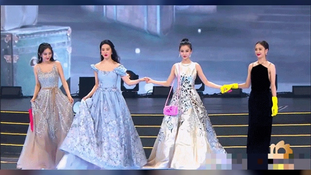 杨幂佟丽娅刘亦菲baby,四大美女同框,神仙打架现场