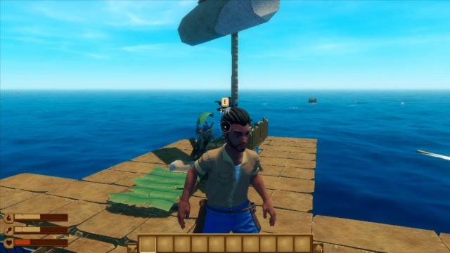 大海解说木筏求生4:被鲨鱼咬死,损失大量物资