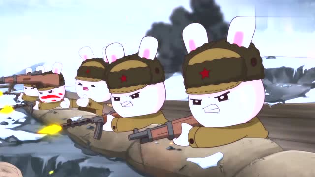 那年那兔那些事儿:鹰酱通讯兵接炮兵部队,给兔子们来了个轰炸