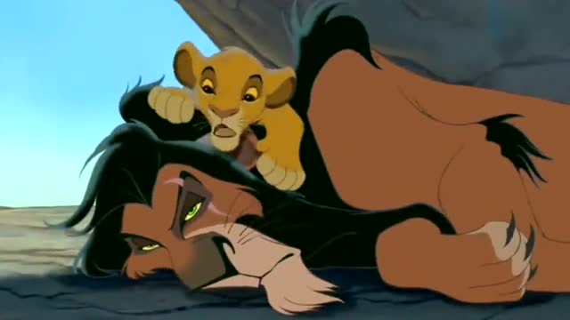 狮子王:辛巴的叔叔故意说错话,就是想趁机除掉辛巴,自己当国王