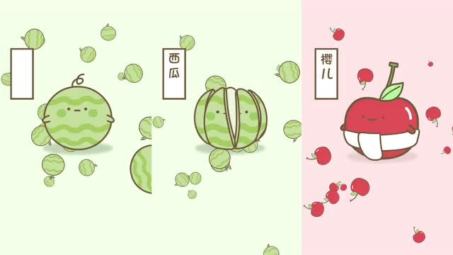 元气食堂动漫:水果加一个字,果然很毁三观啊!