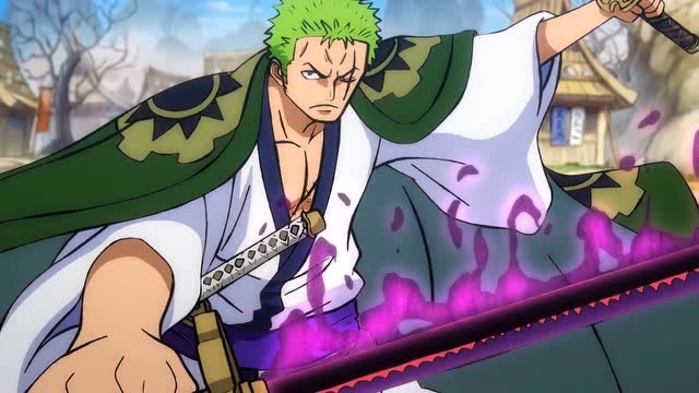 海贼王路飞索隆,他俩才是真爱cp,索隆拔刀英雄救美!