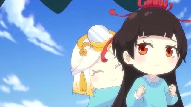 百鬼幼儿园:御馔津拉着彼岸花一起去鬼屋玩,结果自己却被吓得不行