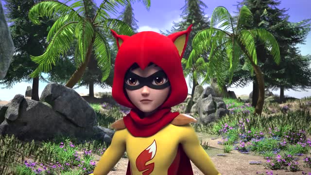 三只松鼠:松鼠侠来到山洞,无形拿钱买了一堆吃的