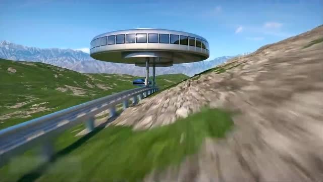 一项未来的陀螺仪交通工具,十分超前的设计概念