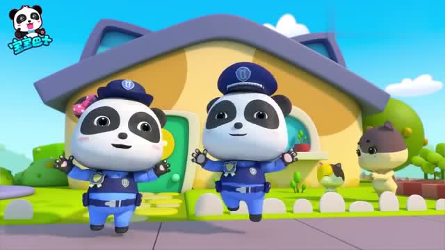 宝宝巴士启蒙音乐剧:关于警察的故事,很多孩子都有个帅气的警梦!