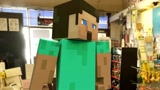 Minecraft动画：史蒂夫在现实之中砍树
