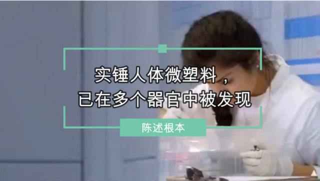 实锤人体微塑料,已在多个器官中被发现