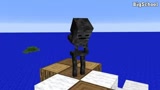 Minecraft动画：怪物学院跳水挑战