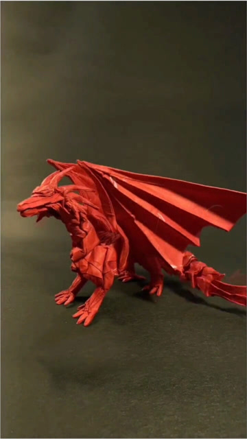纸折的西方龙