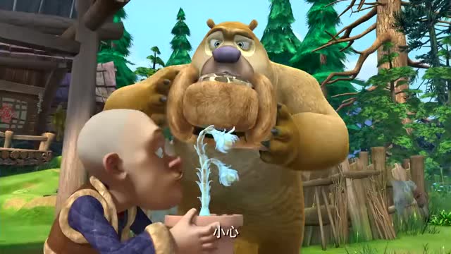 熊出没:光头强好不容易搞到水晶兰,结果价格跌了,还得去砍树