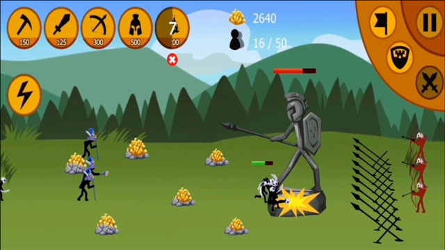 老蘑菇解说:3个法师傻傻往前冲?火柴人战争遗产