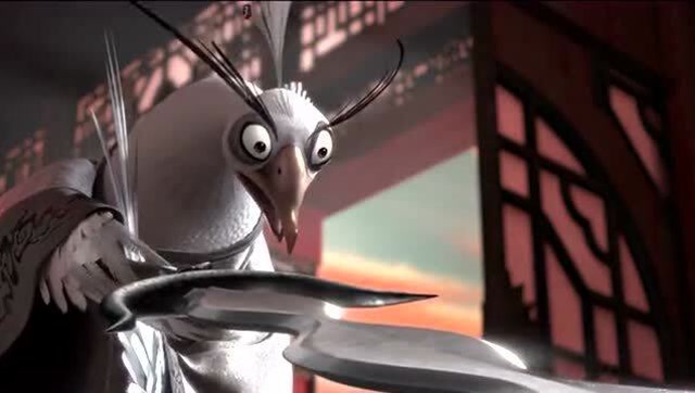 功夫熊猫;沈王爷排练怎么见阿宝,被羊仙姑戳破小心思后,还一副傲娇的