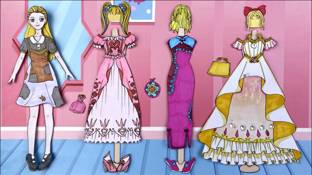 彩衣镇换装秀:芭比没有新衣服参加王子的舞会,快来看看谁帮芭比准备了