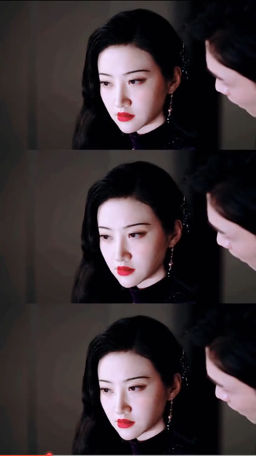 司藤景甜的旗袍造型太惊艳了柳叶眉加上乌黑的长发旗袍穿上气场全开