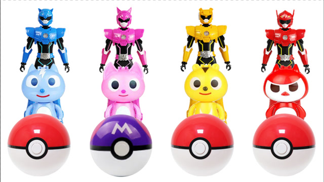 迷你特工队变形蛋精灵球玩具