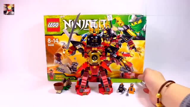 乐高搭建乐高幻影忍者9448萨姆拉机械评测