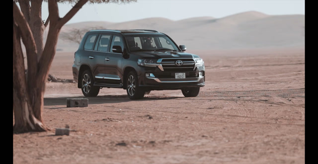 丰田陆地巡洋舰沙漠撒欢