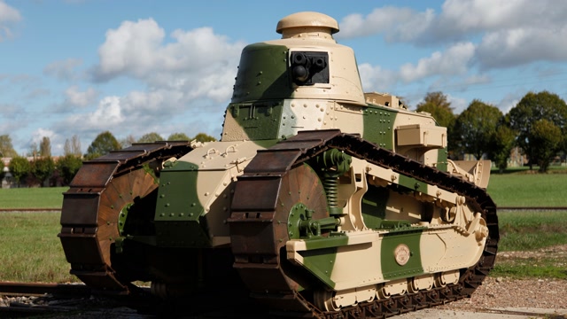 开创新一代坦克设计先河的雷诺ft-17坦克 #知识π计划-知识抢先知