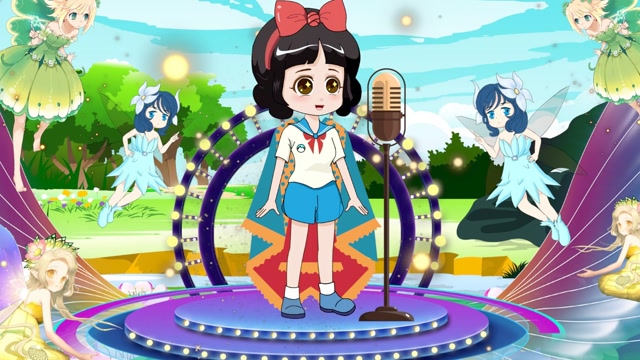 白雪公主成为唱歌精灵