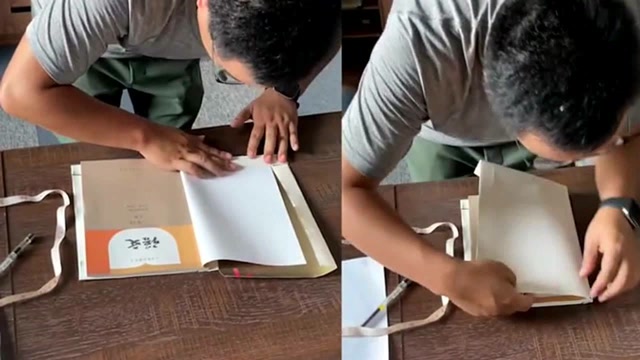 父亲给女儿包"硬核"书皮,上面写满箴言,却遭女儿疯狂嫌弃太丑了!