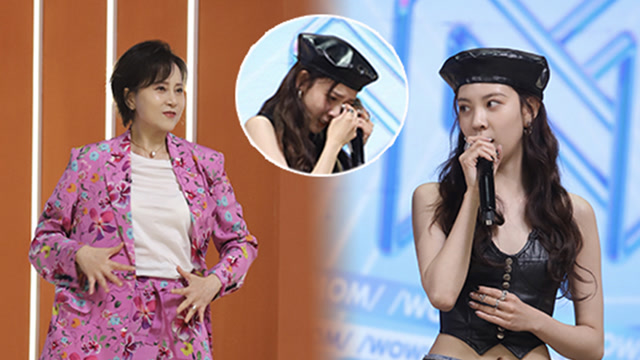 宋妍霏妈妈登台即兴跳舞,cc台下观看落泪