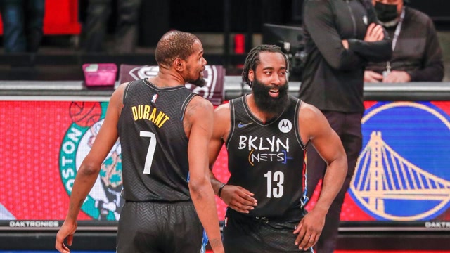 哈登杜兰特有望在下周同时复出 篮网六巨头合体首秀在即