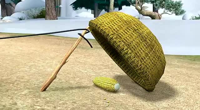 熊出没:强哥想吃鸡 看他最后能抓到溜达鸡么