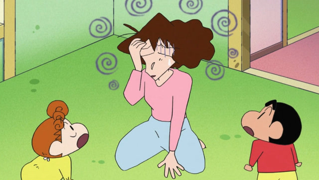 美伢突然有点头晕,小新和小葵是怎么治愈妈妈的