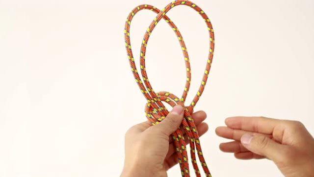 户外星球-绳结教学-双布林结