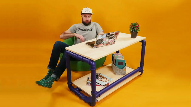 咖啡桌太贵?用pvc管做一个便宜又现代的3合1桌子,经济又实用