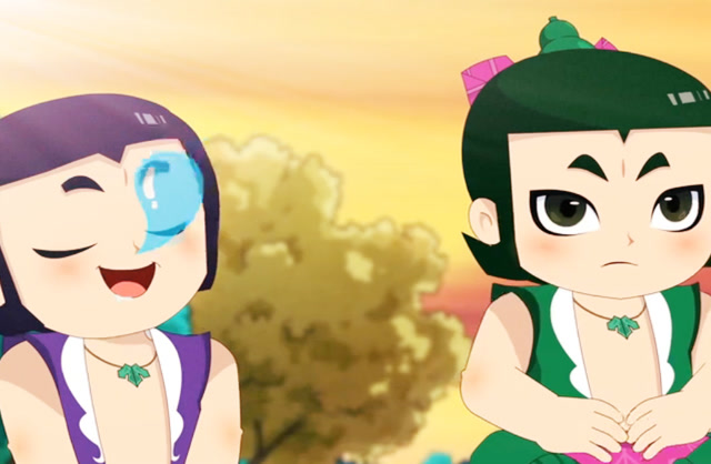 新葫芦娃:七娃居然流口水睡着了 好歹是你们葫芦兄弟自家的事