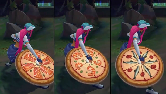 lol:轮子妈披萨妹皮肤升级,这是要开披萨店的节奏?