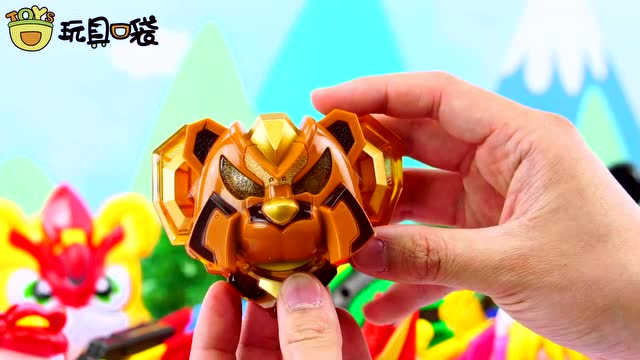 猪猪侠五灵守卫者之超人强的裂变五灵锁玩具套装