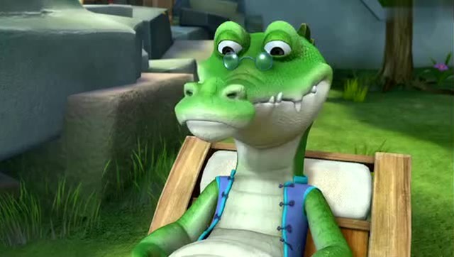 熊出没:鳄鱼准确的预言出水果的位置